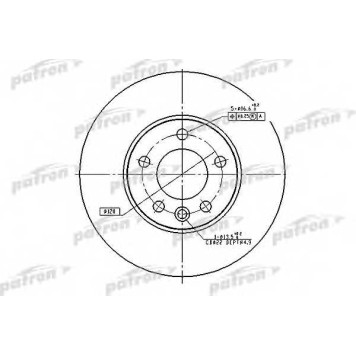Тормозной диск PATRON PBD4308