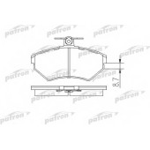 Колодки тормозные дисковые передний для AUDI A4(8D2,8D5,B5) / VW PASSAT(3B2,3B5) <b>PATRON PBP1289</b>