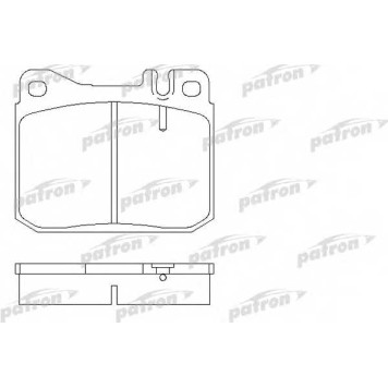 Колодки тормозные дисковые передний для VW LT(281-363,291-512,293-909) <b>PATRON PBP129</b>