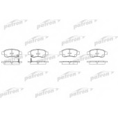 Колодки тормозные дисковые передний для TOYOTA YARIS(NCP1#,NLP1#,SCP1#) <b>PATRON PBP1368</b>