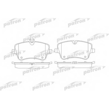 Колодки тормозные дисковые передний для MERCEDES C(CL203,S203,W203), CLC(CL203), CLK(C209), SLK(R171) <b>PATRON PBP1428</b>