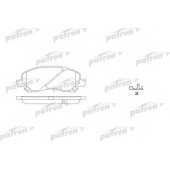 Колодки тормозные дисковые передний для CHRYSLER SEBRING / JEEP COMPASS, PATRIOT / MITSUBISHI GALANT, LANCER, OUTLANDER, SPACE RUNNER <b>PATRON PBP1621</b>