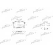 Колодки тормозные дисковые задний для AUDI 80 / PEUGEOT 405 / RENAULT MEGANE / VW CORRADO, GOLF, JETTA, PASSAT, POLO, SCIROCCO, VENTO <b>PATRON PBP541</b>