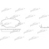 Колодки тормозные дисковые передний для FORD TRANSIT TOURNEO, TRANSIT(E# #) <b>PATRON PBP701</b>
