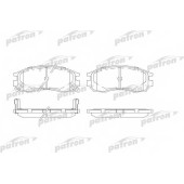 Колодки тормозные дисковые передний для CHRYSLER SEBRING / HYUNDAI SANTAMO / MITSUBISHI COLT, ECLIPSE, GALANT, L 400 / SPACE GEAR, LANCER, SANTAMO, SPACE RUNNER, SPACE <b>PATRON PBP764</b>