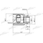 Шарнирный комплект приводного вала PATRON PCV1172
