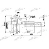 Шарнирный комплект приводного вала PATRON PCV1347