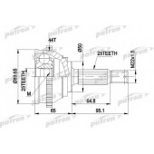 Шарнирный комплект приводного вала PATRON PCV1370