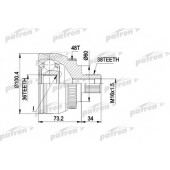 Шарнирный комплект приводного вала PATRON PCV1444