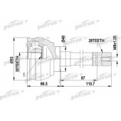 Шарнирный комплект приводного вала PATRON PCV1540