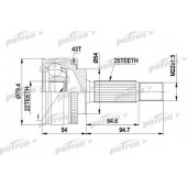 Шарнирный комплект приводного вала PATRON PCV4306