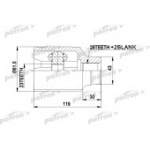 Шарнирный комплект приводного вала PATRON G83010 / PCV8301