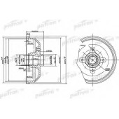 Тормозной барабан PATRON PDR1115