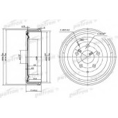 Тормозной барабан PATRON PDR1196