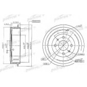 Тормозной барабан PATRON PDR1225