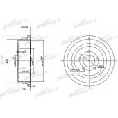 Тормозной барабан PATRON PDR1482