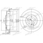Тормозной барабан PATRON PDR1493