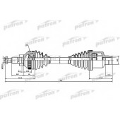 Приводной вал PATRON PDS1258