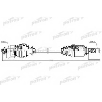 Приводной вал PATRON 80-5531 / PDS5531