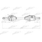 Приводной вал PATRON PDS9107