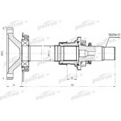 Приводной вал PATRON PDSV028