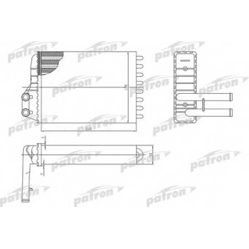 Радиатор отопления салона PATRON PRS2016