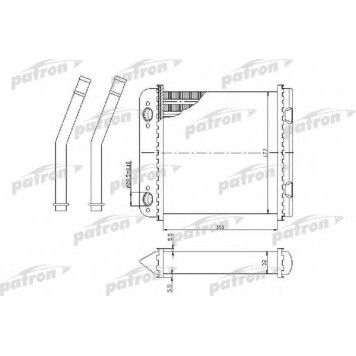 Радиатор отопления салона PATRON PRS2047