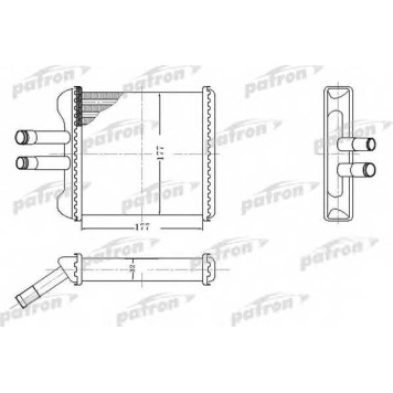 Радиатор отопления салона PATRON PRS2083