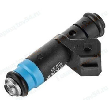 Форсунка топливная ВАЗ дв. 16V 1,4i-1,6i (рампа ВАЗ 1119) (голубая тонкая) <b>ПЕКАР 20735</b>