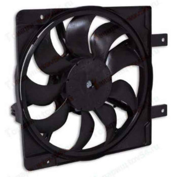 Вентилятор радиатора ДВС ВАЗ 2170-2172 Приора (под кондиционер Panasonic) в кожухе <b>ПЕКАР 2172-1332025</b>