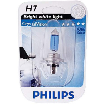 Лампа H7 12V 55W 4300K PHILIPS 12972CVB1 (серия CrystalVision)