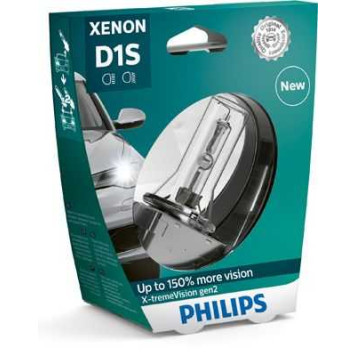 Лампа ксеноновая D1S 85V 35W PK32d-2 (серия X-Treme Vision gen2) PHILIPS 85415XV2S1