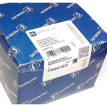 Клапан воздушной тяги, нагнетатель PIERBURG 7.04247.02.0