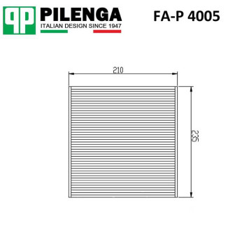 Фильтр салонный угольный газ NEXT, FOCUS 2, FOCUS 3, CRUZE, VOLVO <b>PILENGA FA-P4005</b>-1