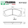 Колодки тормозные дисковые передние <b>PILENGA FD-P3312</b>