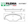 Колодки тормозные диск.усиленные POLO SEDAN, RAPID, FABIA <b>PILENGA FD-P7645T</b>