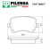 Колодки тормозные диск.задние усиленные PASSAT, TOURAN, CADDY <b>PILENGA FD-P7690T</b>