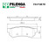 Колодки тормозные дисковые задние <b>PILENGA FD-P8270</b>