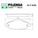 Колодки тормозные дисковые PEUGEOT 308, 3008 <b>PILENGA FD-P9200</b>