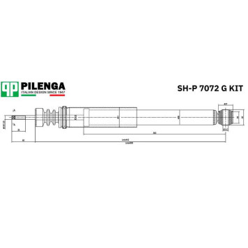 Комплект ремонтный амортизатора VESTA, LARGUS, LOGAN <b>PILENGA SH-P7072-G-KIT</b>-1