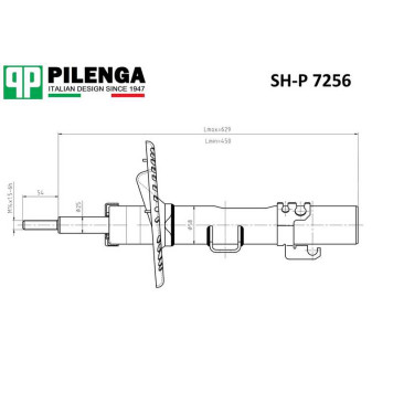 Амортизатор передний VW T5 <b>PILENGA SH-P7256</b>