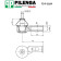 Рулевой наконечник левый FOCUS 1 <b>PILENGA TS-P1164</b>