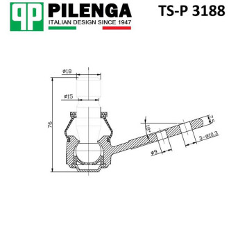Опора шаровая <b>PILENGA TS-P3188</b>-1