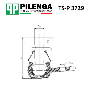Опора шаровая <b>PILENGA TS-P3729</b>-1