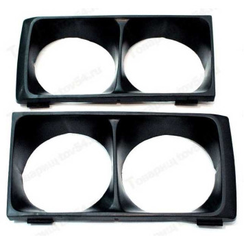 Очки фар ВАЗ 2106 черн. Сызрань <b>Пластик 2106-8401016/17ч</b>