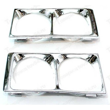 Очки фар ВАЗ 2106 хром Сызрань <b>Пластик 2106-8401016/17х</b>