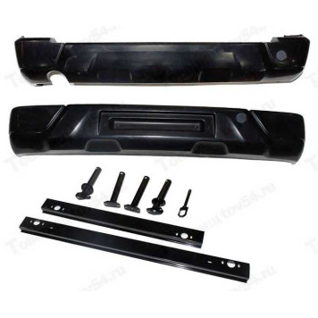 Бампер ВАЗ 21214 Нива-Урбан набор перед/зад, балки перед/зад в сборе (с кронштейнами) под покраску <b>Пластик 21214-2803010/4010</b>