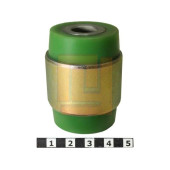 Сайлентблок ступицы задней подвески(взамен плавающего) запрессованный <b>ПОЛИУРЕТАН 1-06-9641</b>