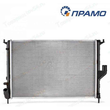 Радиатор охлаждения LADA Largus с кондиционером алюминиевый <b>ПРАМО ЛР8200735039</b> 8200735039