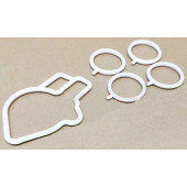 Прокладки ресивера (газового канала) и дроссел.заслонки ВАЗ 2112 (5шт) силикон ПТП (2112-1008636/38)